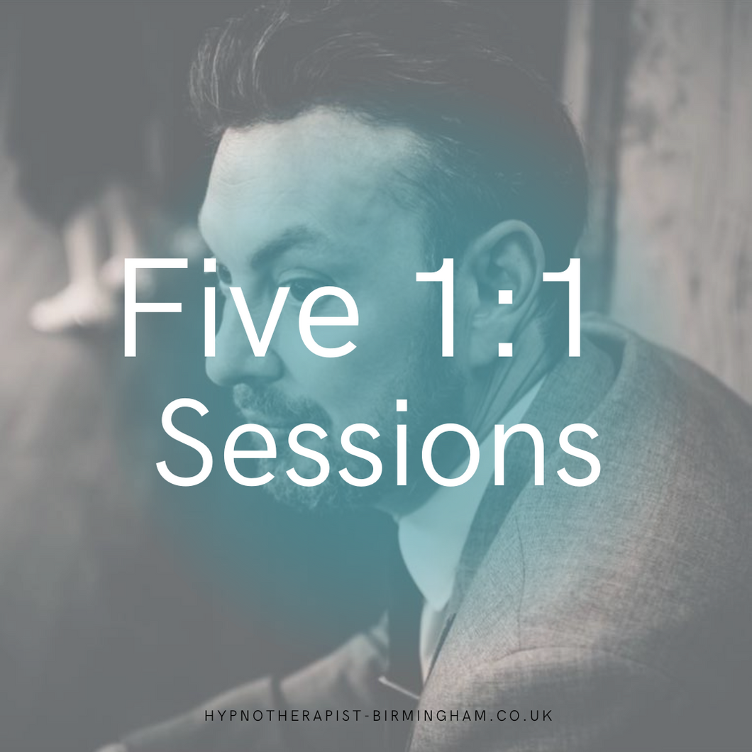 5 session 1-1 Package:  Resolve Your Anxiety